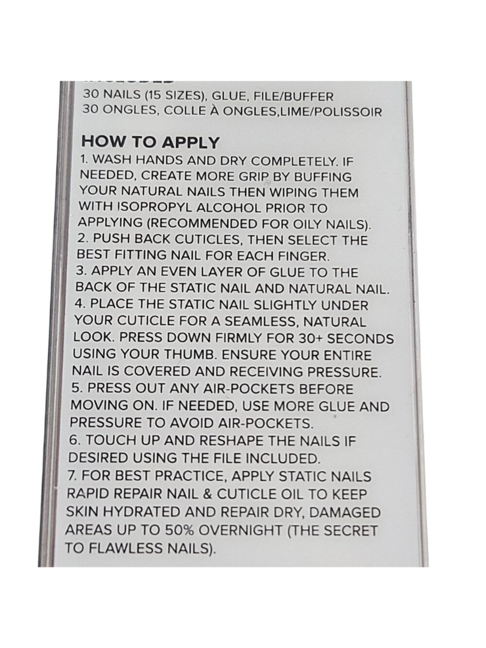 Static Nails Reusable Pop On Manicures Up to 30 Days Jet Setter Round NIP - Picture 9 of 11